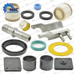 Spare parts for machines and complete production lines in processing, filling and other fields
